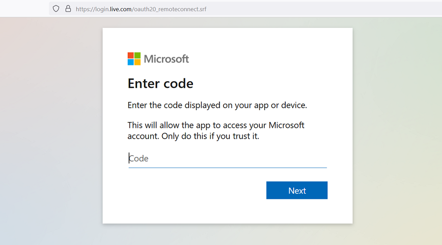 aka ms remoteconnect - Enter code to Link microsoft account with minecraft